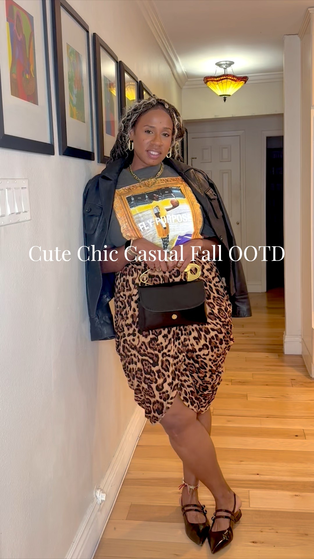 I wore this outfit to the LACMA museum a couple of days ago. It was super comfortable and perfect for walking around the museum. 

𝗢𝘂𝘁𝗳𝗶𝘁 𝗗𝗲𝘁𝗮𝗶𝗹𝘀
Skirt, don’t remember (old) SZ L
T shirt @fly_purpose SZ M
Jacket @michaelkors SZ L
Bag @amazon
Jewelry @datdatla @asos
Scents @octaviamorgan @ysl
Lip @sephora

#LTKMidsize #LTKSeasonal #LTKOver40