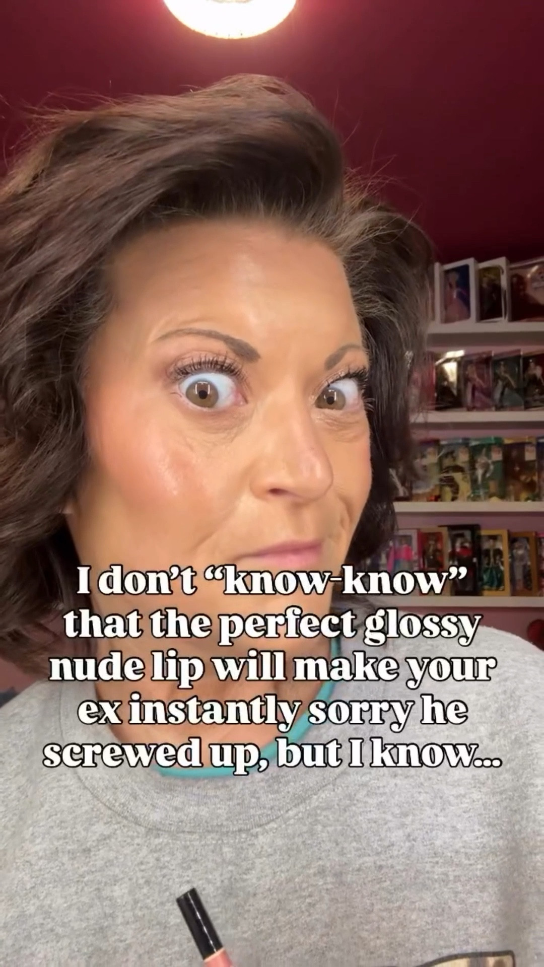 I don’t “know-know” that the perfect glossy nude lipstick will make your ex instantly sorry he screwed up…

…but I do know a good nude lip has serious glow-up power 😏

There’s something about the right glossy nude lipstick for women over 40 that just works.
It’s soft, polished, a little sexy, and somehow makes your whole face look more put together without trying too hard.

But finding the perfect nude lipstick isn’t always easy.

Too pale → you look washed out.
Too brown → it stops being a nude.
Too matte → suddenly every lip line shows up.

The right glossy nude lip though?
✨ Makes lips look fuller
✨ Gives that fresh, youthful glow
✨ Works with everyday makeup
✨ Perfect for mature makeup and makeup over 40

It’s basically the easiest way to level up your whole look in about 10 seconds.

Now I’m curious…

Are you more team glossy nude lip or team I need some color on my lips?!

#nudelipcolor #perfectlips #makeupover40 #beautyover40 #millennial