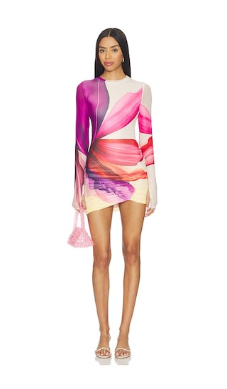 Mirza Dress in Lemon Lotus | Revolve Clothing (Global)