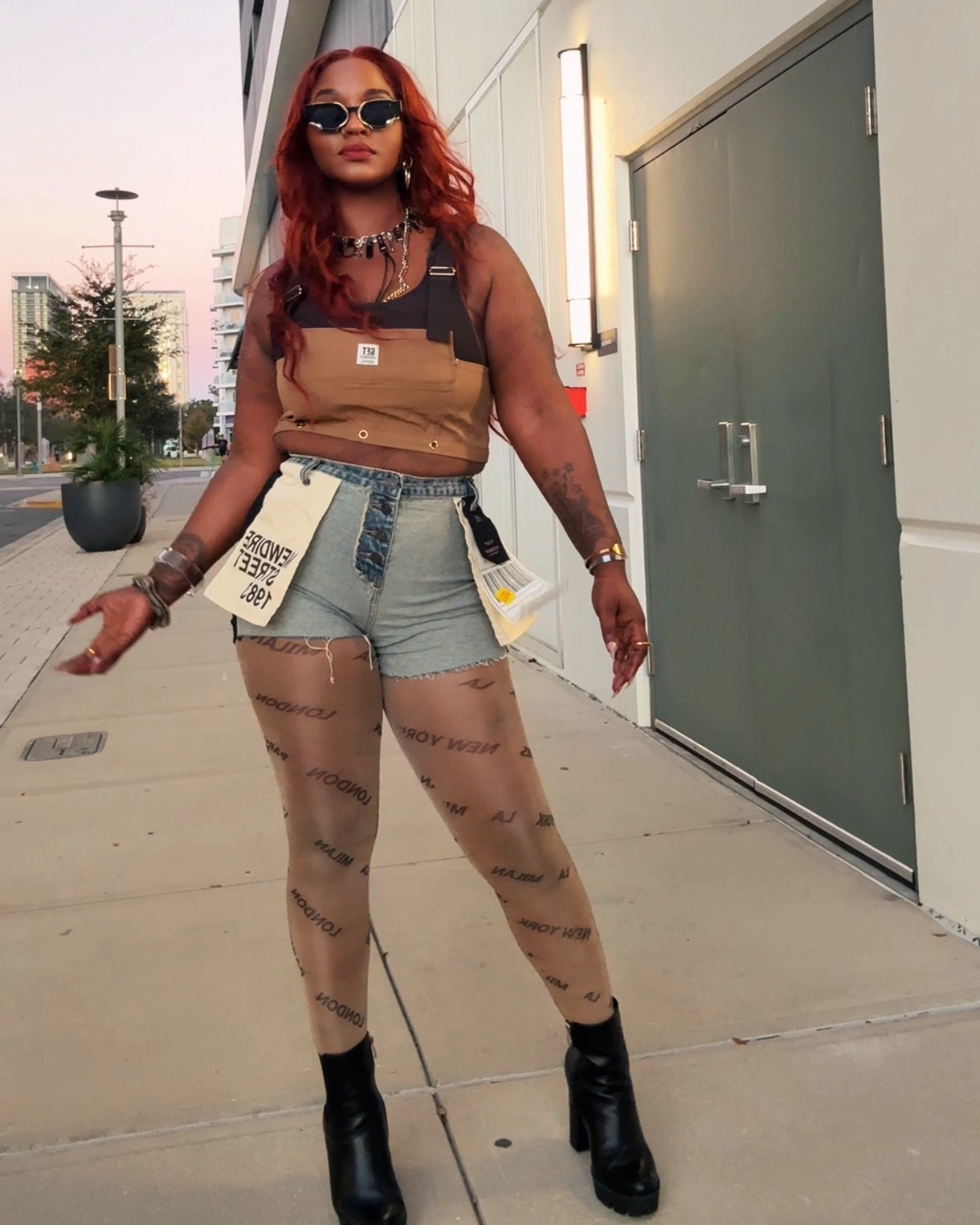 We calling this - Street wear 😏🔥🔥
.
Tye’s style tip: just because it’s not cold don’t mean you can’t wear layers!! Throw on those leggings under your shorts!! Give the look some dimension! 😎 
#sheingal

#LTKStyleTip #LTKFindsUnder50