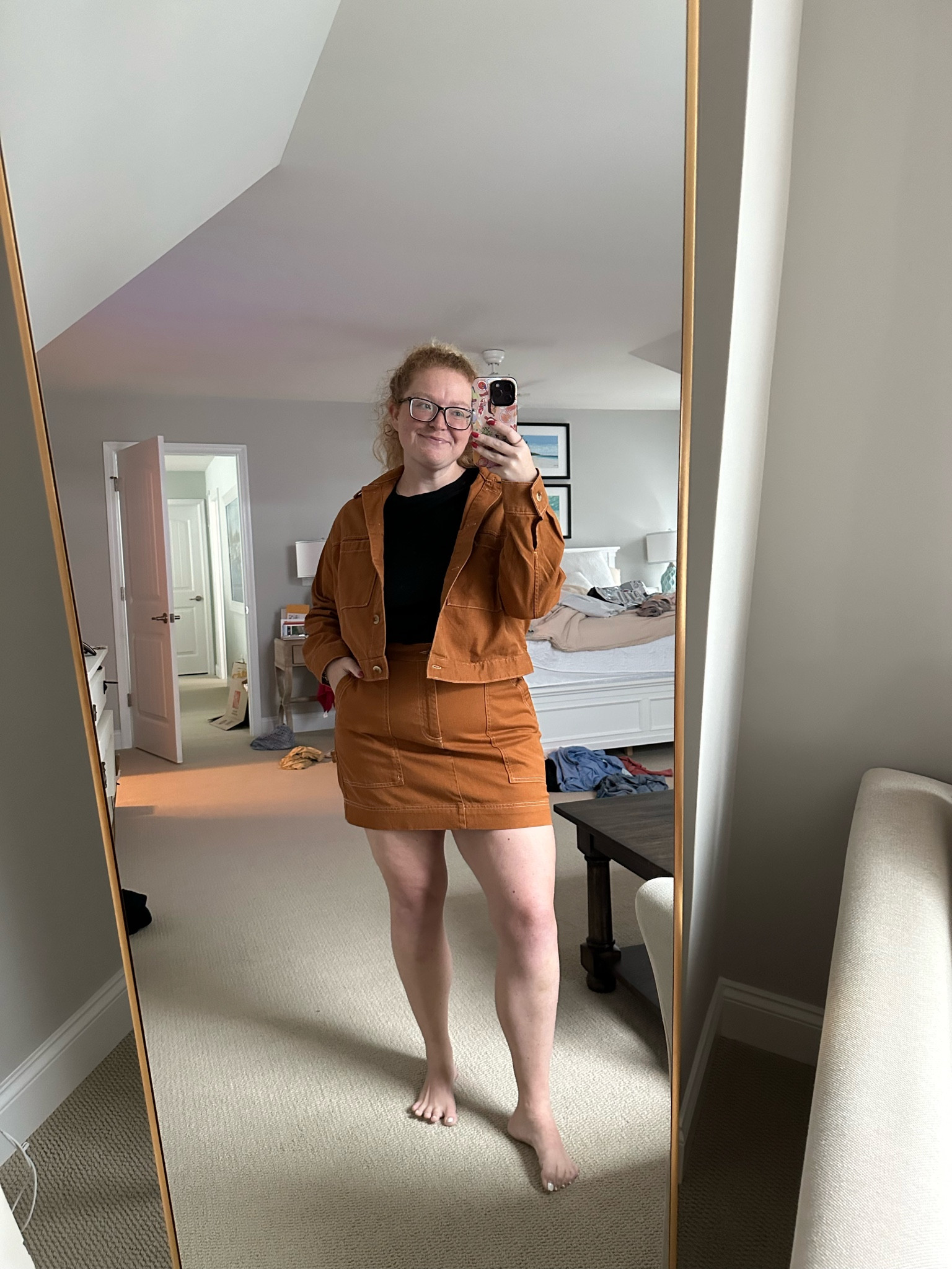 I am obsessed with this color for fall! Wearing a 14 in the skirt and large in the jacket!

Co ord, matching set, fall style, winter style, old navy, plus size

#LTKSaleAlert #LTKFindsUnder50 #LTKSeasonal