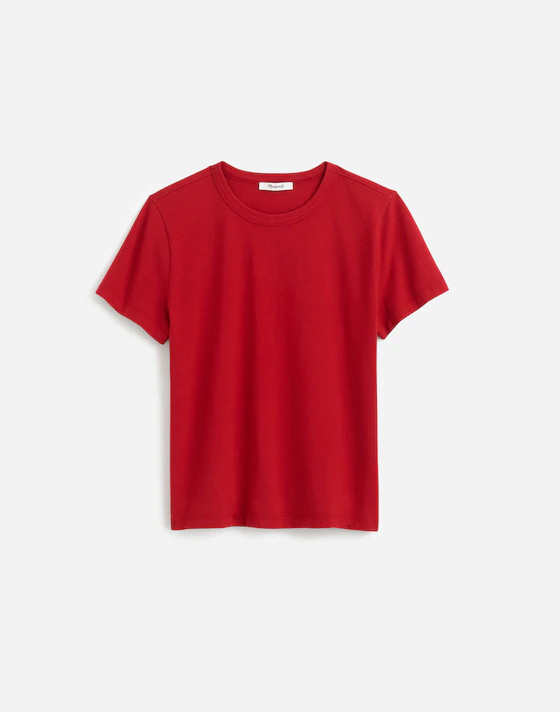 The Perfect Crewneck Tee in Cotton | Madewell | Madewell