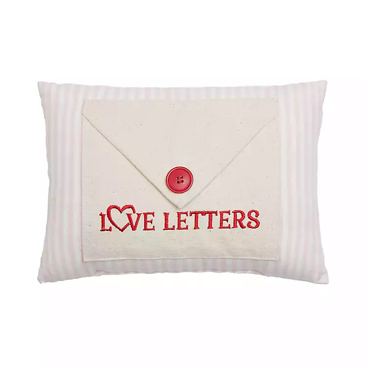 Love Letter Envelope Pillow | Kirklands