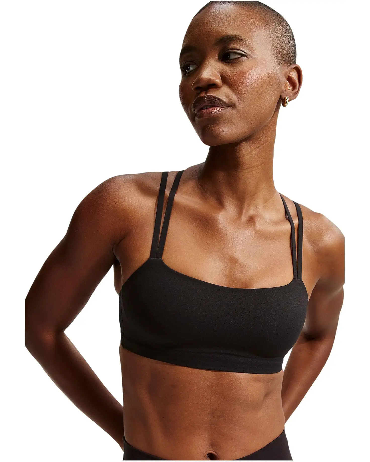Women's Nike Dri-FIT Zenvy Strappy Light Support Padded Sports Bra | Zappos.com