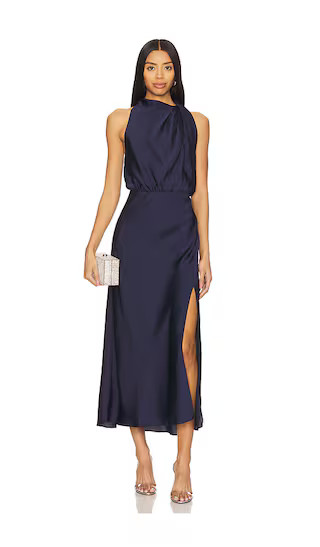 Jelyn Dress in Navy | Revolve Clothing (Global)