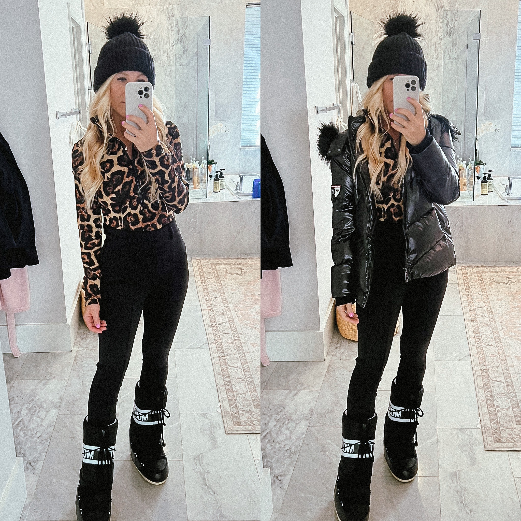 Ski outfit ski fashion ski jacket ski pants moon boots leopard outfit winter fashion ski trip Goldbergh Park city Utah trip winter outfit in spell

#LTKtravel #LTKSeasonal #LTKstyletip