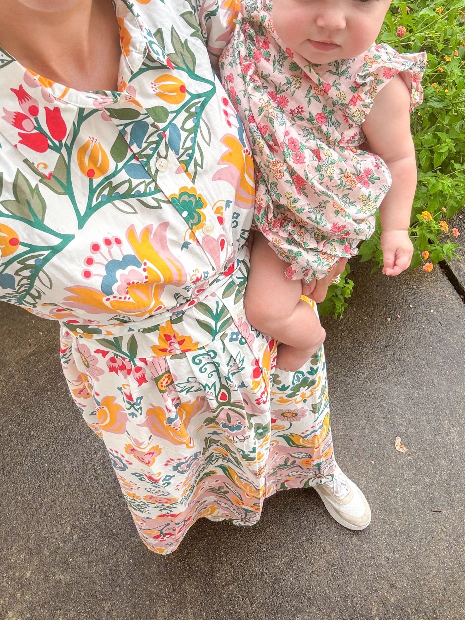 Ootd, tts wearing a 4, Seely is 11 mos wearing 9-12 mos