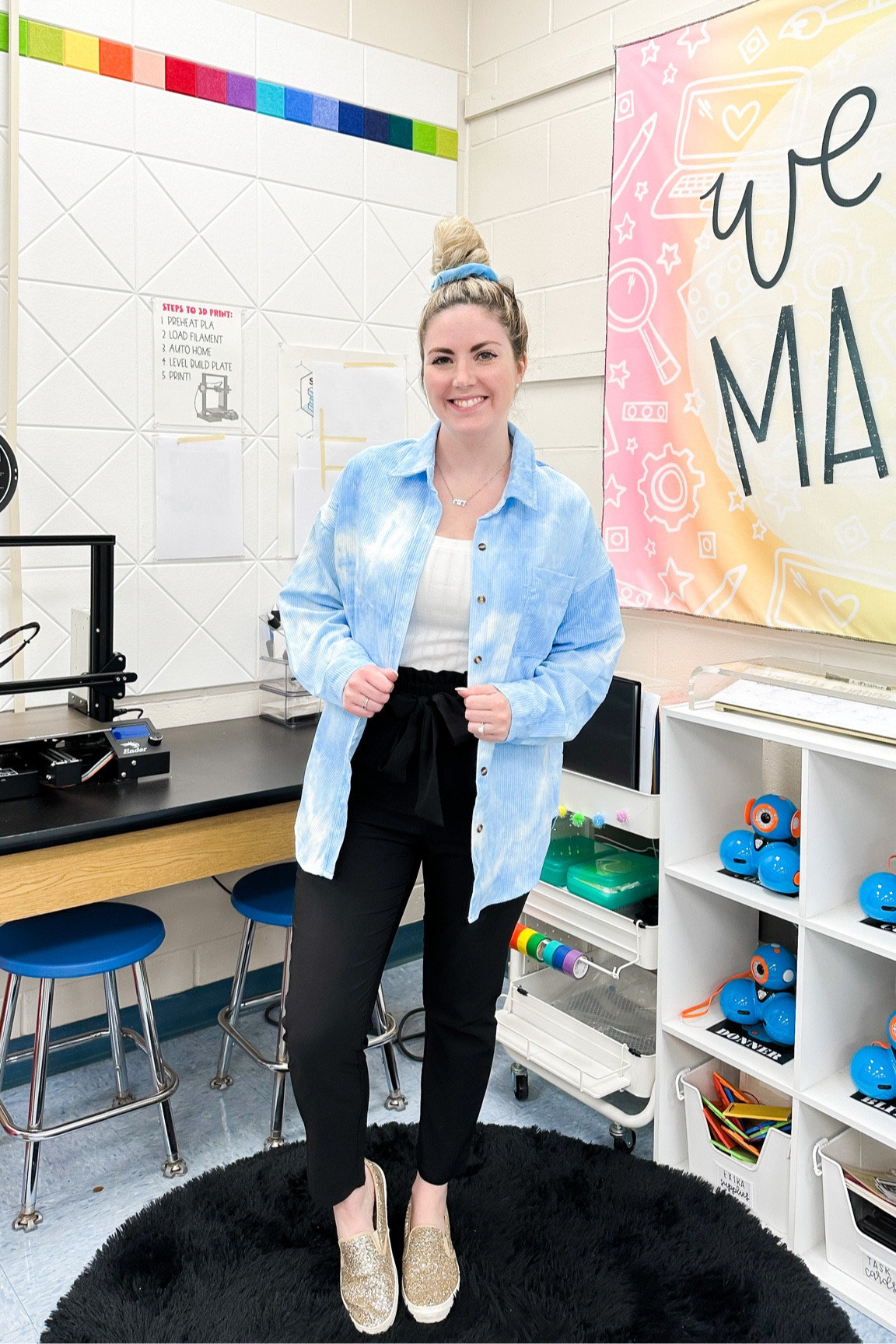 Taylor Swift Teacher Eras: 1989 vibes 🩵🌃

#LTKunder50 #LTKFind #LTKworkwear