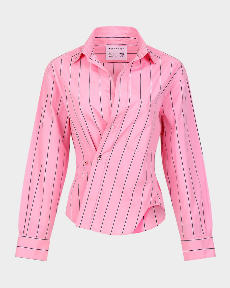 CISSA The Daily Versatile Button-Front Shirt | Neiman Marcus