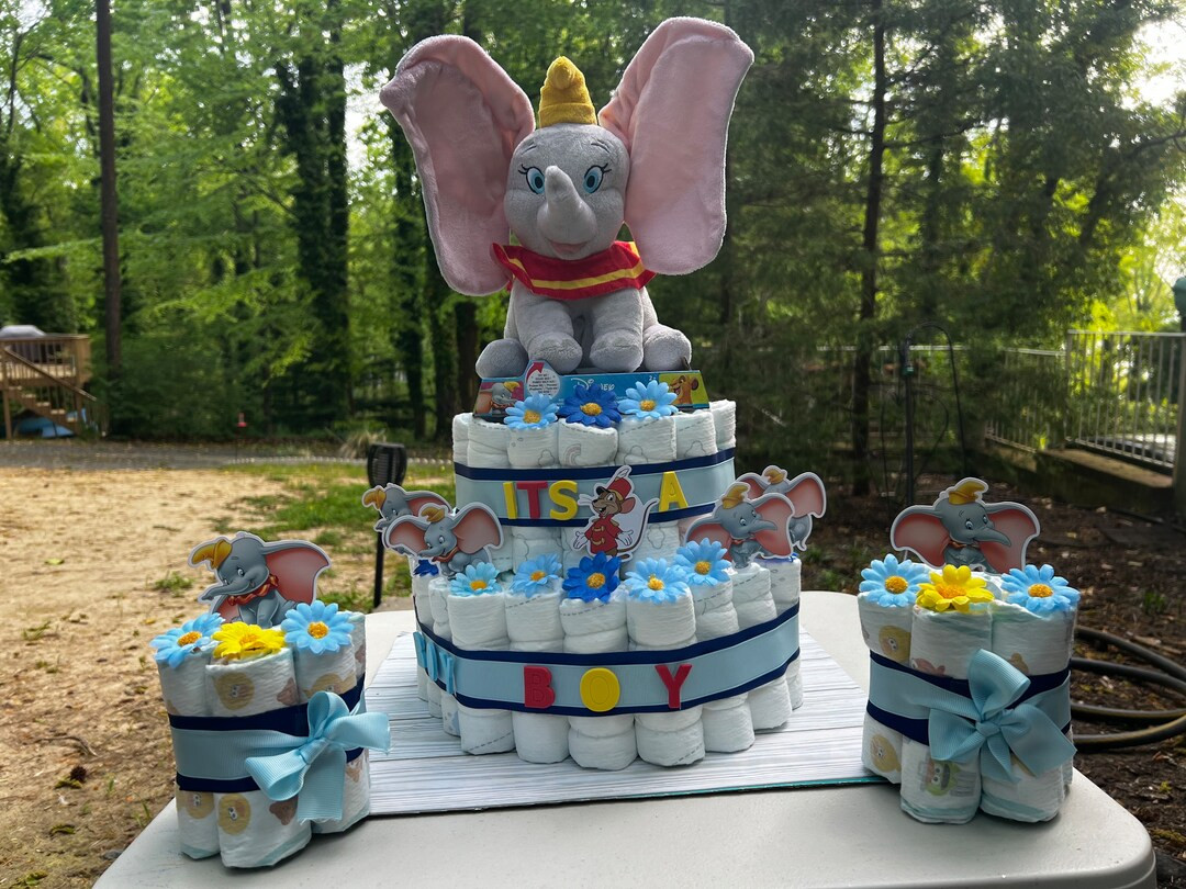 Dumbo Diaper Cake , It’s a Boy , Baby Shower - Etsy | Etsy (US)