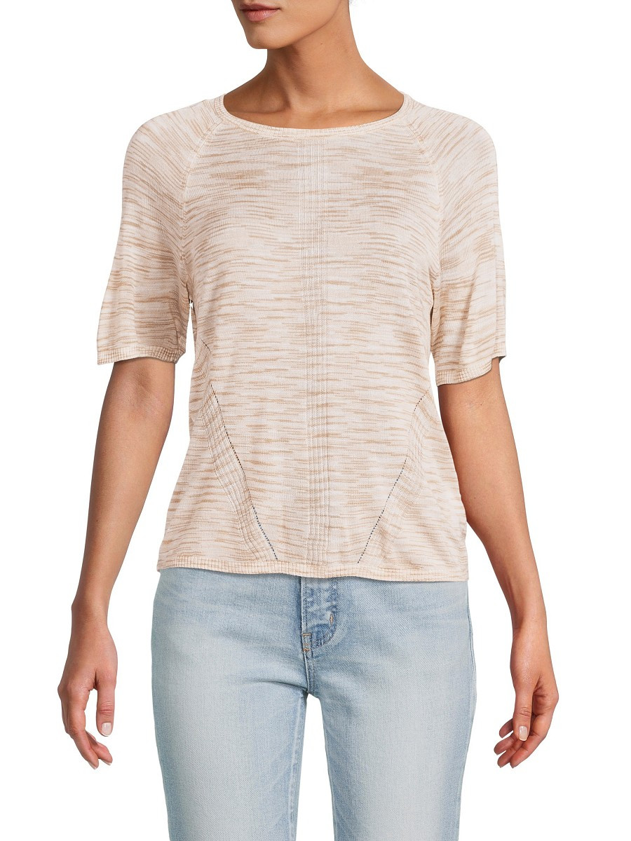 Joe's Jeans Women's Dori Short Sleeve Sweater - Pink - Size S | Saks Fifth Avenue OFF 5TH