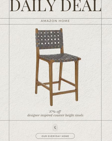Amazon daily deal on these designer inspired counter height stools  / our everyday home 

#LTKHome #LTKFindsUnder100 #LTKSaleAlert