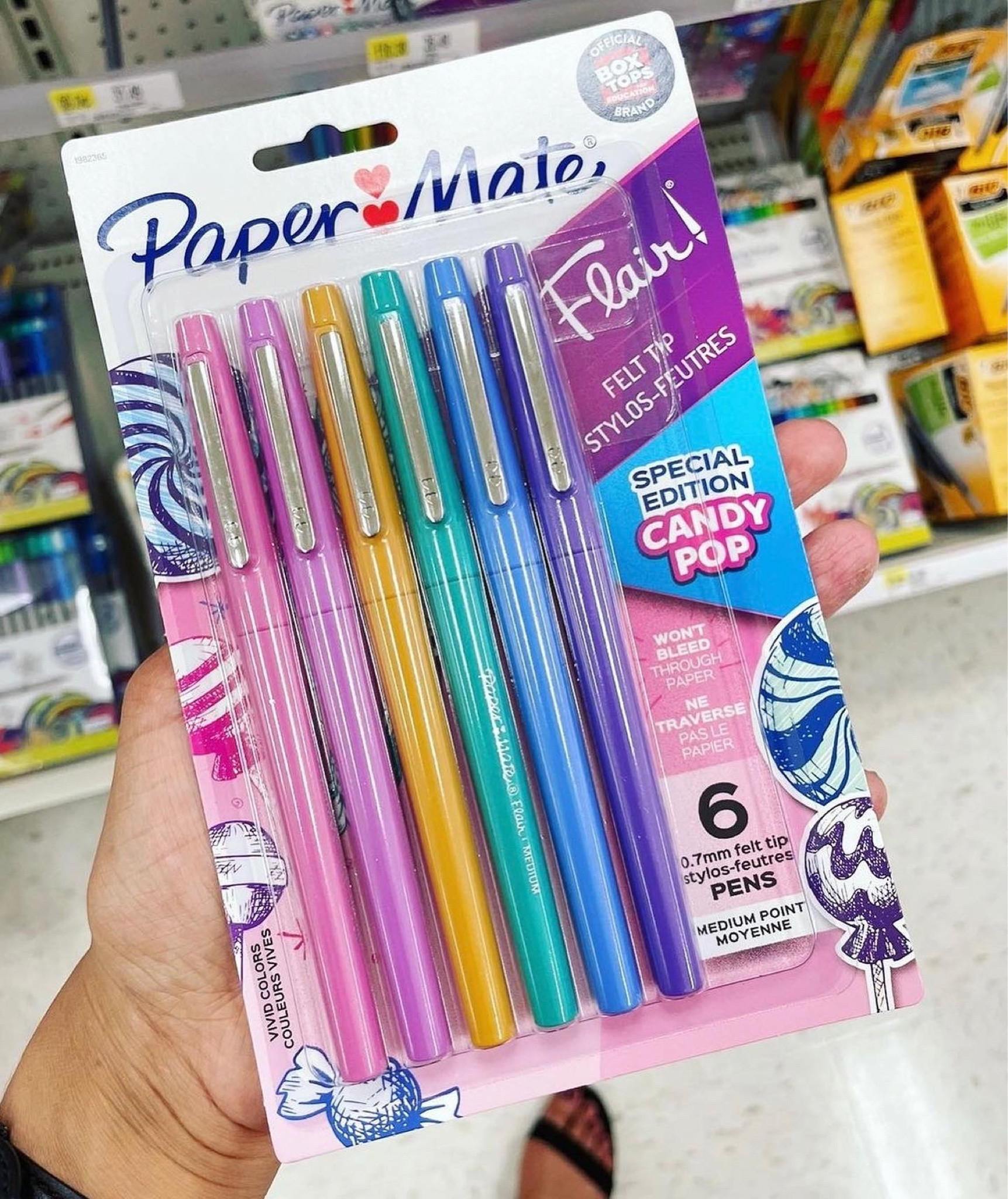 Paper Mate Flair 16pk Scented Felt Pens 0.7mm Medium Tip Multicolored :  Target