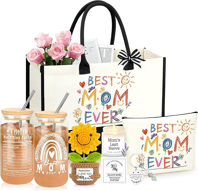DOGMEM Mothers Day Gifts, Mom Birthday Gift Ideas Basket for Moms Mama Mother from Daughter Son C... | Amazon (US)