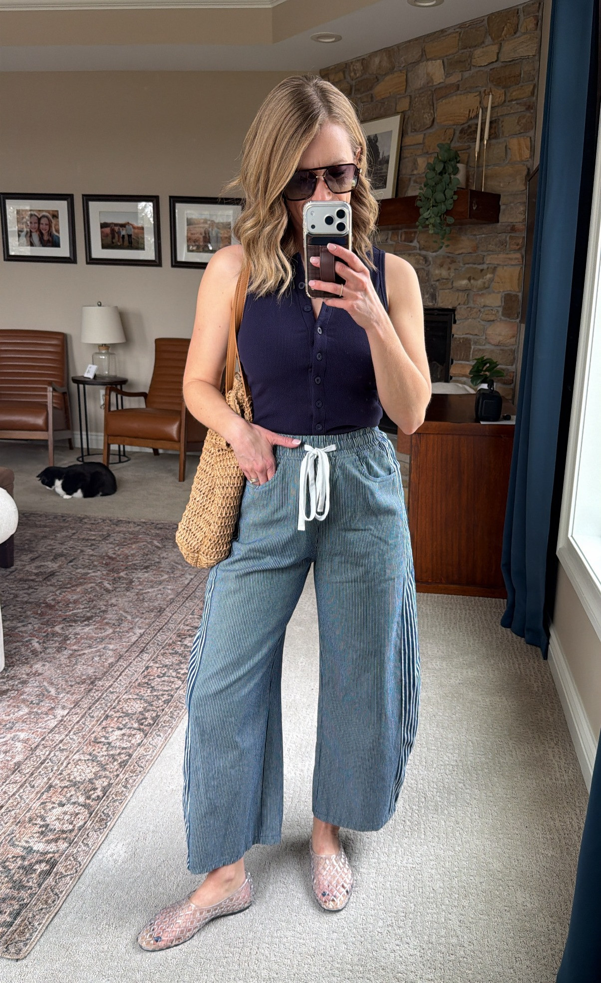 Comfy pull-on pants are my go to! These would be great on vacation - I'm in an XS! 

 #LTKootd #LTKmomlife #LTKSeasonal
