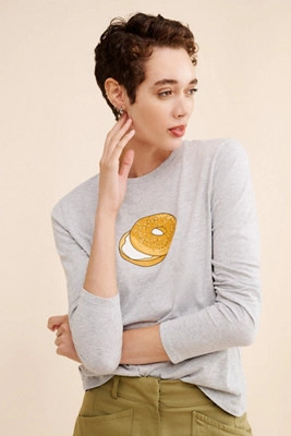 Kule Bagel Long Sleeve Tee | Anthropologie (US)
