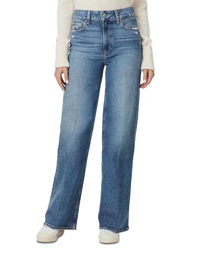 Sasha High Rise Wide Leg Jeans in Storybook Distressed | Bloomingdale's (US)