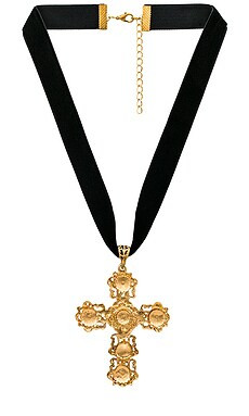 Lovers and Friends Brielle Necklace in Black & Gold from Revolve.com | Revolve Clothing (Global)