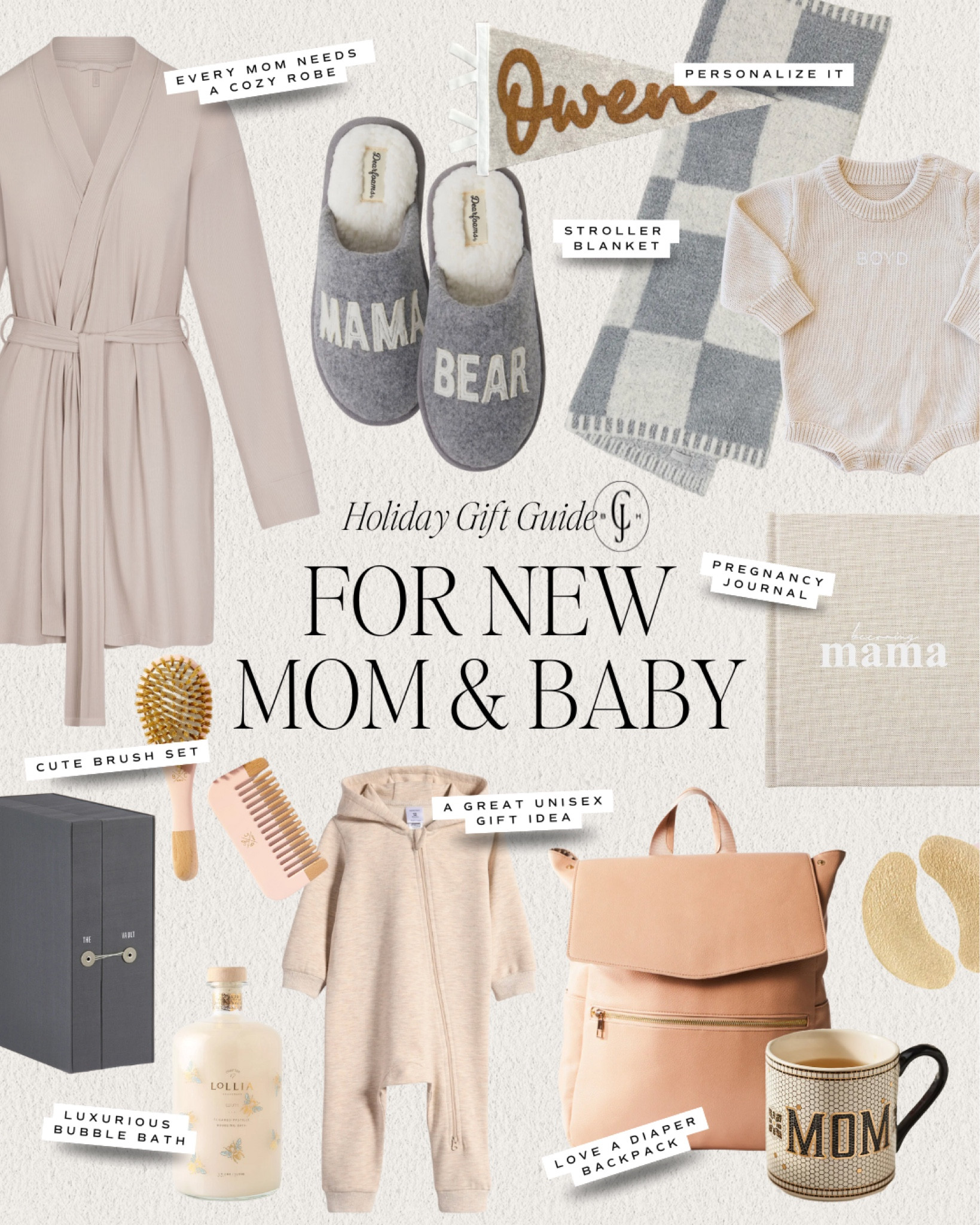 Give a new mama gifts that her and baby can enjoy. #giftguide #newmom

#LTKHoliday #LTKGiftGuide #LTKBaby