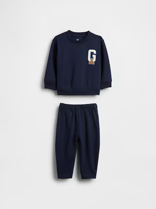 Baby VintageSoft Varsity Logo Sweat Set | Gap (US)
