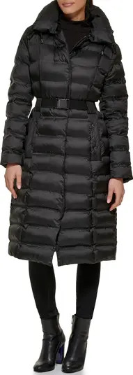 Cire Hooded Belted Puffer Jacket | Nordstrom
