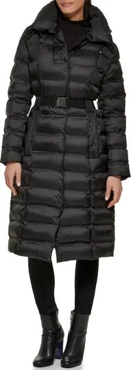 Cire Hooded Belted Puffer Jacket | Nordstrom