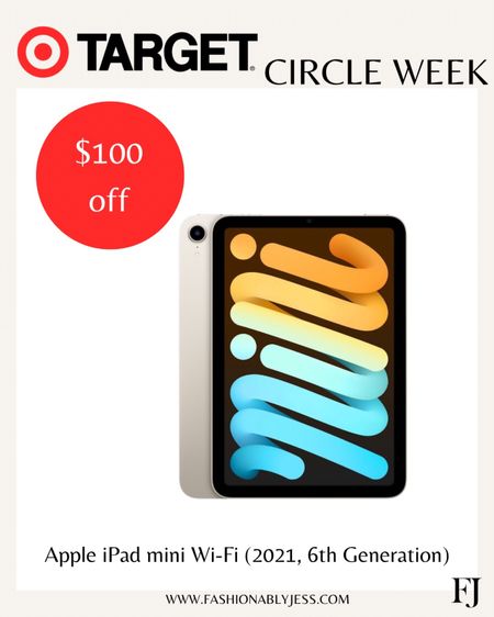 $100 off this apple iPad mini at target for circle week #LTKxTarget

#LTKGiftGuide #LTKsalealert