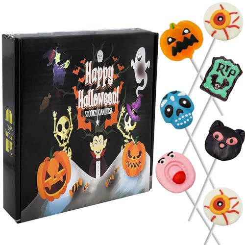 Fruidles Lollipop Suckers Candy, Spooky Candies, Great for Halloween Party Goody Bag Fillers, Individually Wrapped (48-Pack) | Amazon (US)