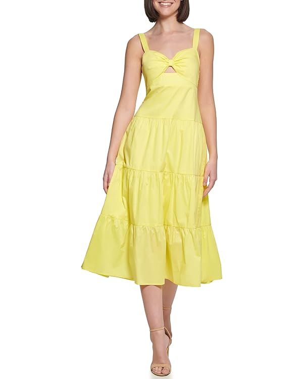 GUESS Women's Sleeveless Cotton Maxi Dress | Amazon (US)