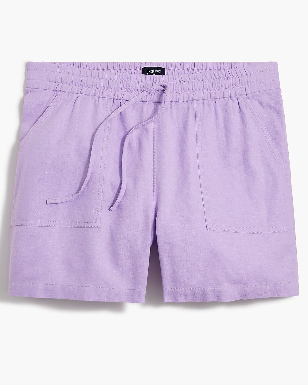 Linen-blend drawstring short | J.Crew Factory