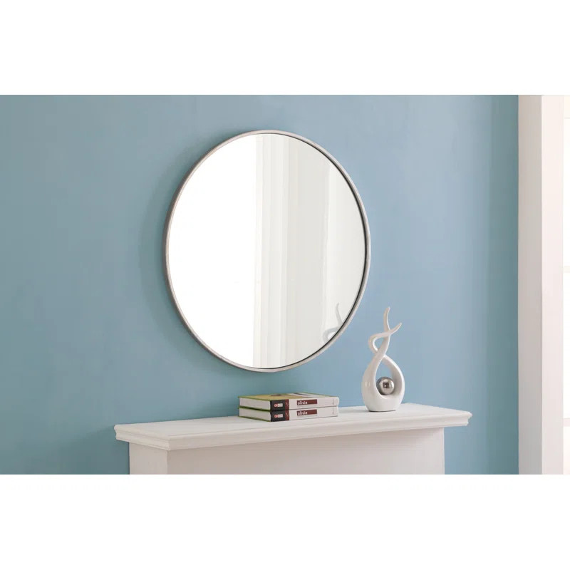 Sabine Metal Round Wall Mirror | Wayfair North America