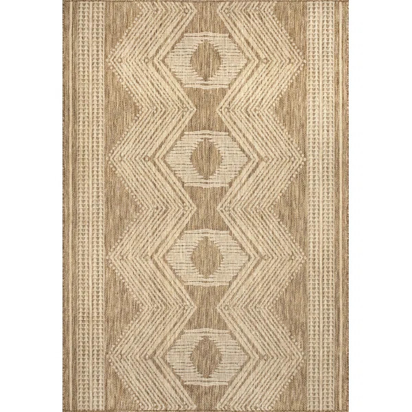 Kendall Tan Indoor / Outdoor Area Rug | Wayfair North America