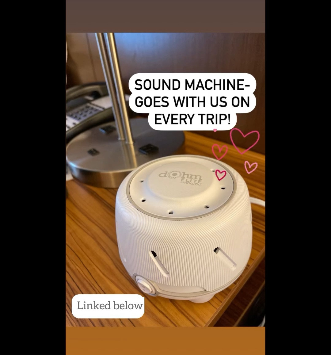 Sound machine!  For white noise - we take it every where we go!  Amazon Find!  The first one we ever bought a long time ago many many years ago was from Bed Bath and Beyond. We still have that one. And then we bought a second one from Amazon to keep in our travel bag. ♥️ 

#LTKhome #LTKtravel