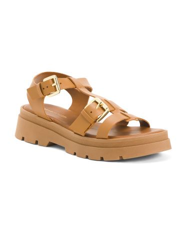 Made In Italy Leather Fisherman Sandals | TJ Maxx