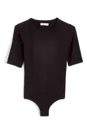 Ribbed Crewneck Full Coverage Bodysuit | Nordstrom