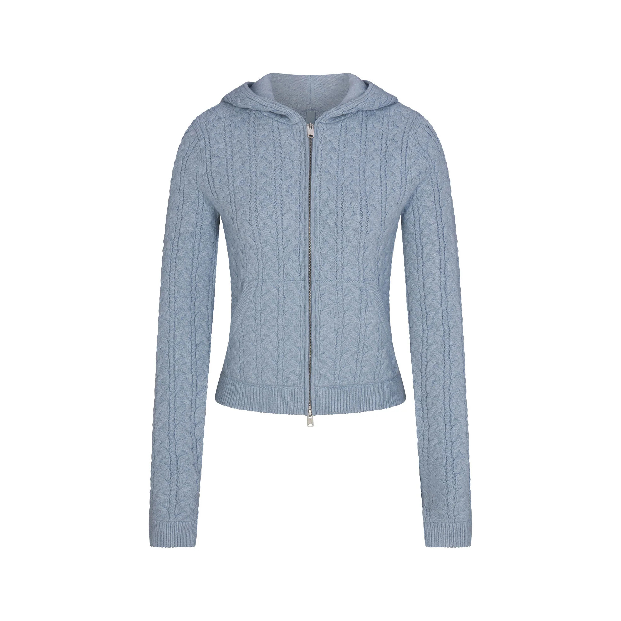 cable zip up hoodie | SKIMS (US)