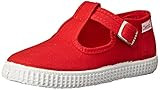 Cienta 51000 T-Strap Fashion Sneaker, Red, 30 EU/12 M US Little Kid | Amazon (US)