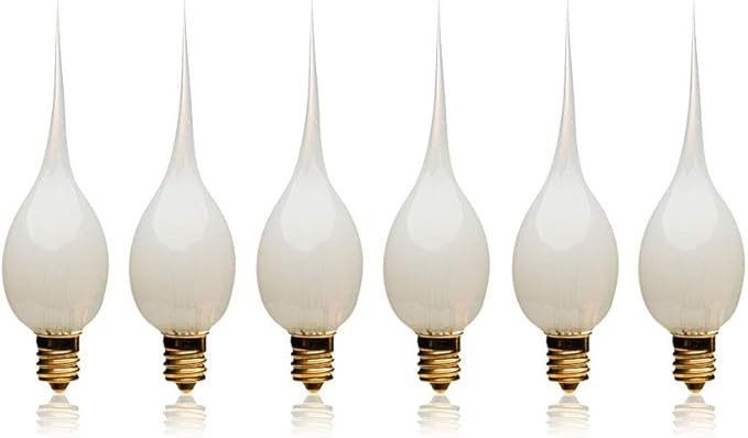 Candle Light Bulbs, Night Light Bulbs, Silicone Bulbs, 7 Watts, Pack of 6 | Amazon (US)