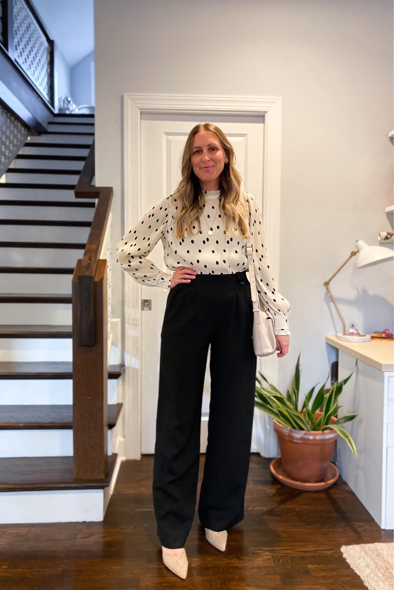 Blouse: gifted, tts. Pants: gifted, tts. Bag: gifted. Shoes: old from H&M  

#LTKSeasonal #LTKshoecrush #LTKstyletip