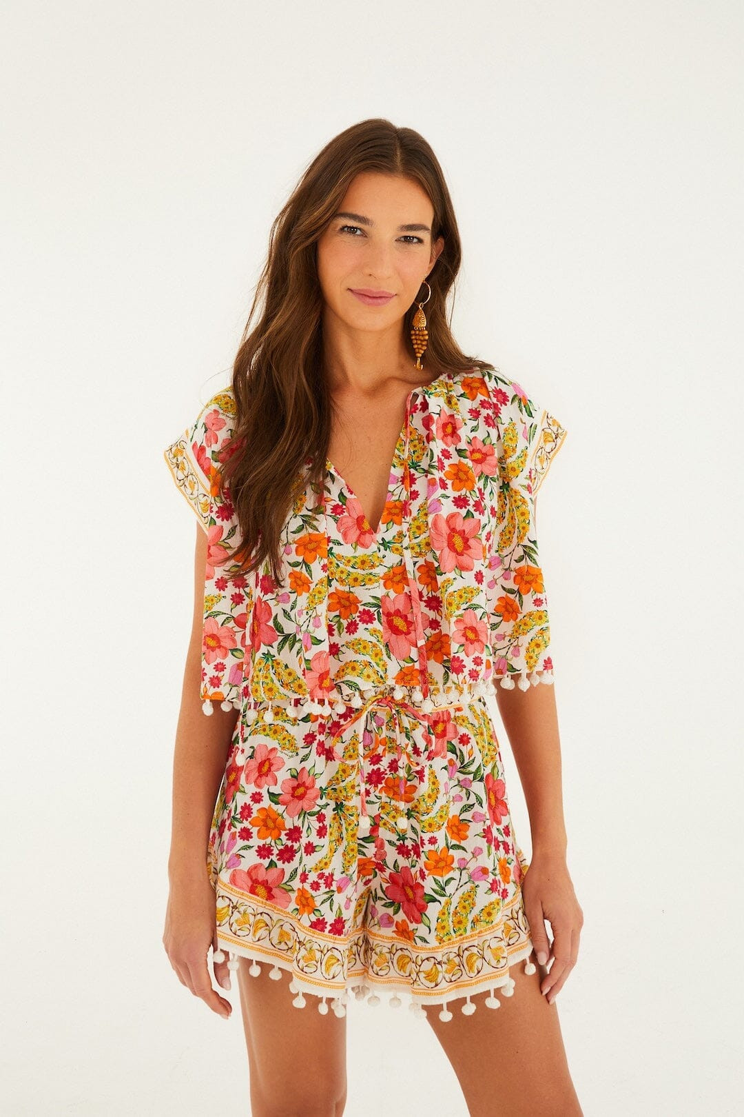 Banana Flowers Shorts | FARM Rio | FarmRio (US)