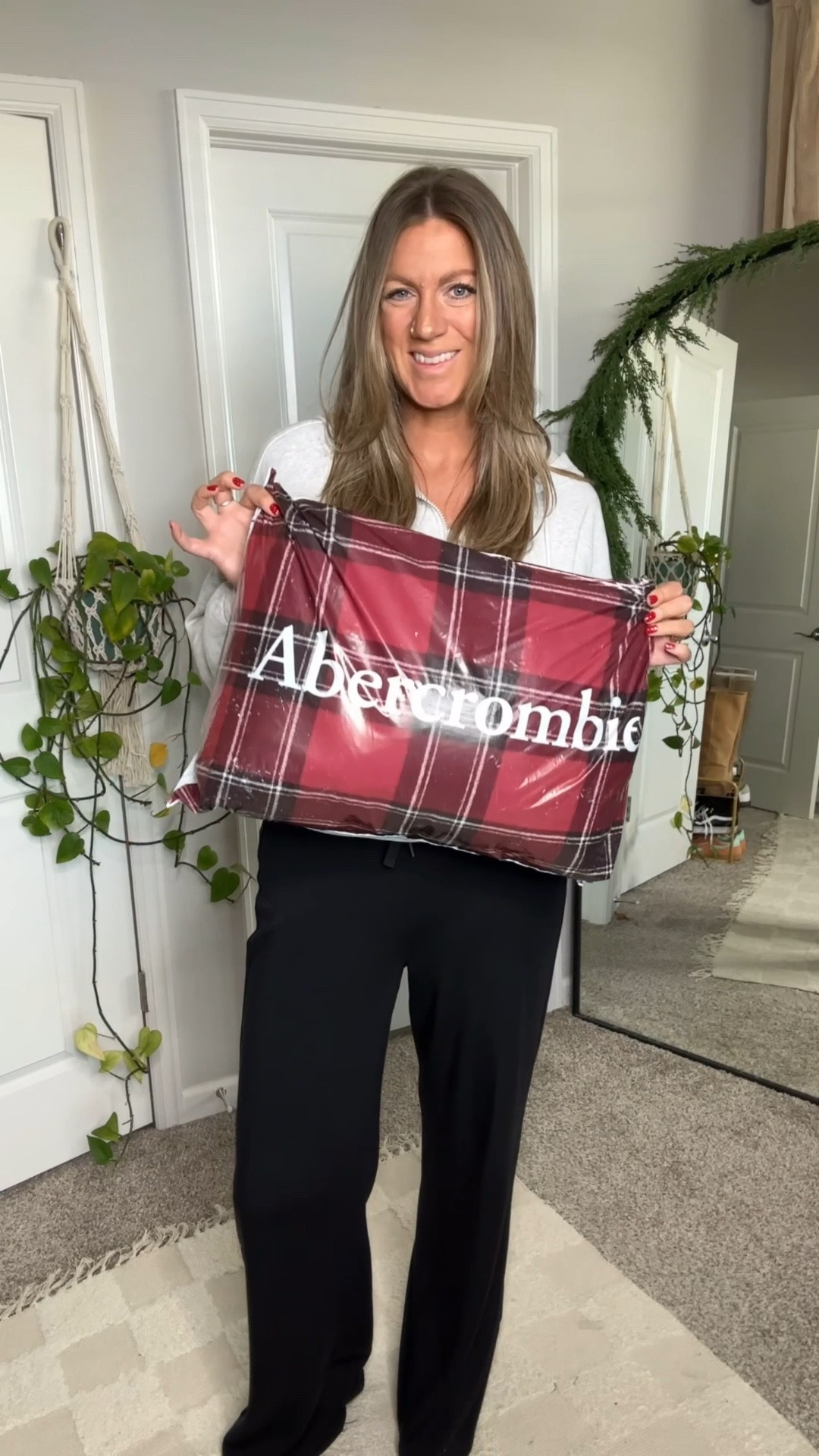 Up to 40% off Abercrombie sale! 
5’11” size 10/30, 34” inseam 

✨wearing a large in top, 31 long jeans (sized up, but can normally do my normal size 30 long), large tall dresses 

#LTKTall #LTKOver40 #LTKHoliday