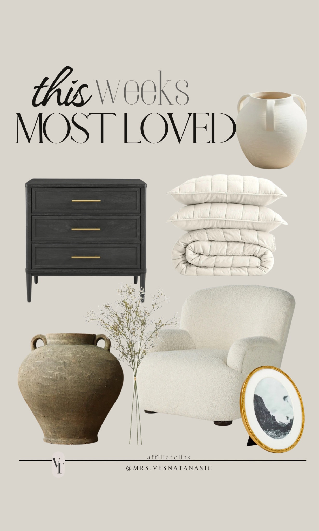 This week’s most loved and shopped for so far! Loving this designer inspired chair (you won’t believe the price) and these stems from Walmart are incredible! 

#walmart #wayfairfinds #walmartfinds #walmarthome #targetstyle #potterybarn #quince #frame #studiomcgee #target #wayfairhome @wayfair @walmart @target 

#LTKHome #LTKSaleAlert #LTKMostLoved