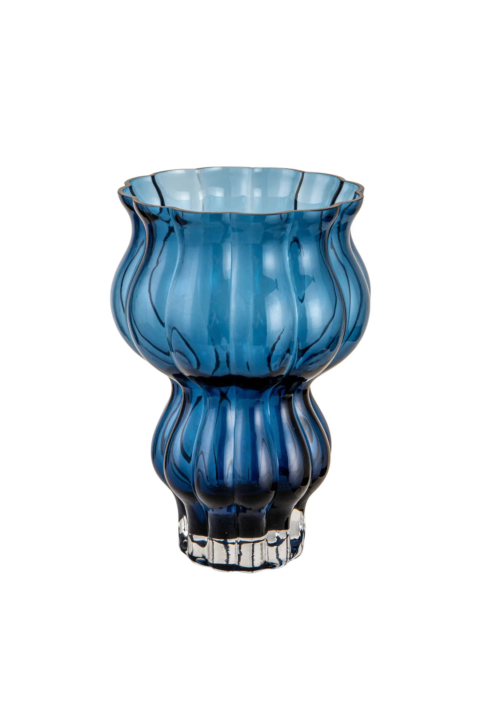 Round Pressed Glass Vase, Blue | Nordstrom | Nordstrom