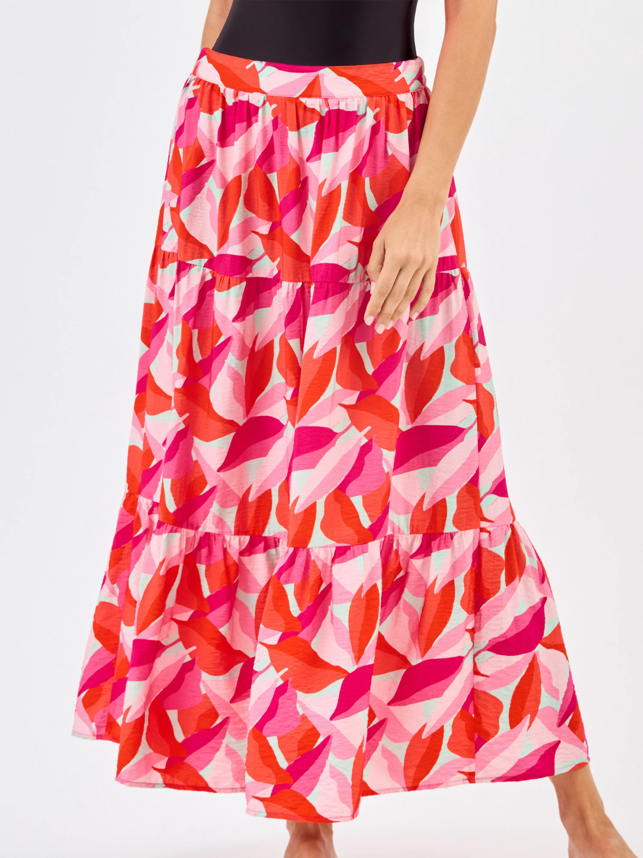 Nessa Beach Skirt | Bali Bloom Pink | Mary Square