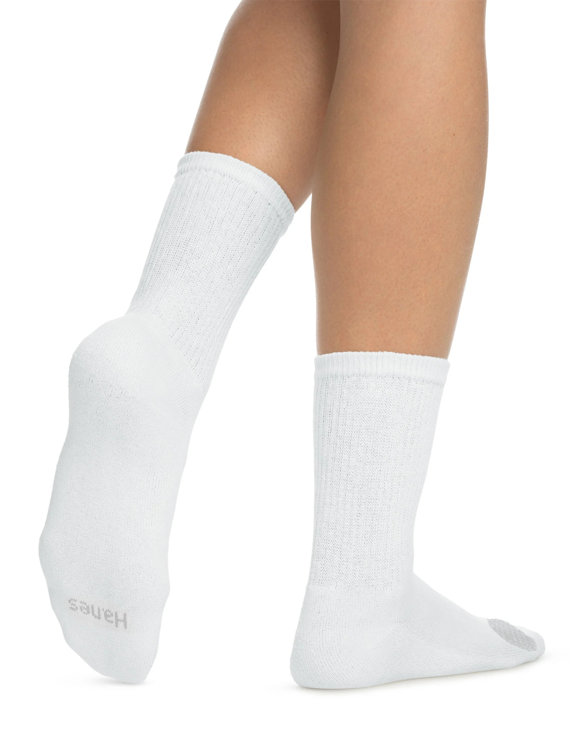 Hanes Women's Cool Comfort Crew Socks 6-Pack - Walmart.com | Walmart (US)