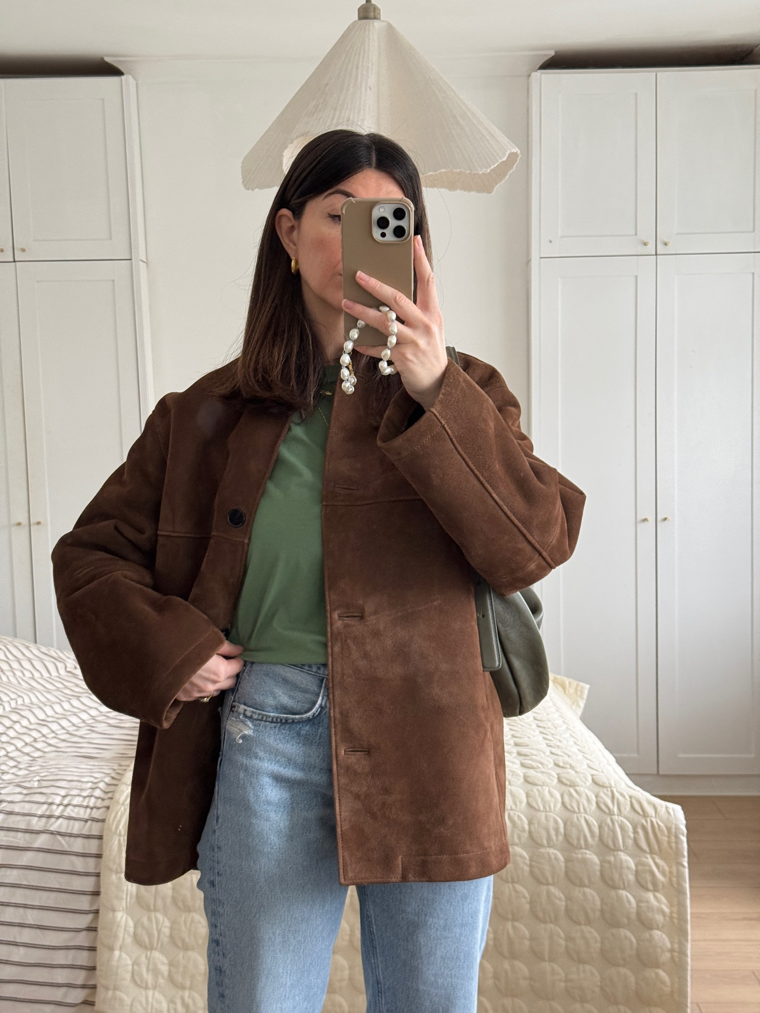 Suede jacket style 

#LTKuk #LTKeurope #LTKover50style