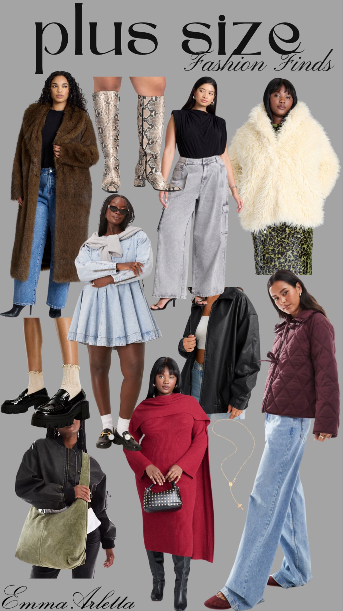New fall finds 🫶🏼

Fall outfit, fall trends, jeans, boots, jacket, family photos, holiday outfit, fur coat

#LTKPlusSize #LTKSeasonal #LTKStyleTip