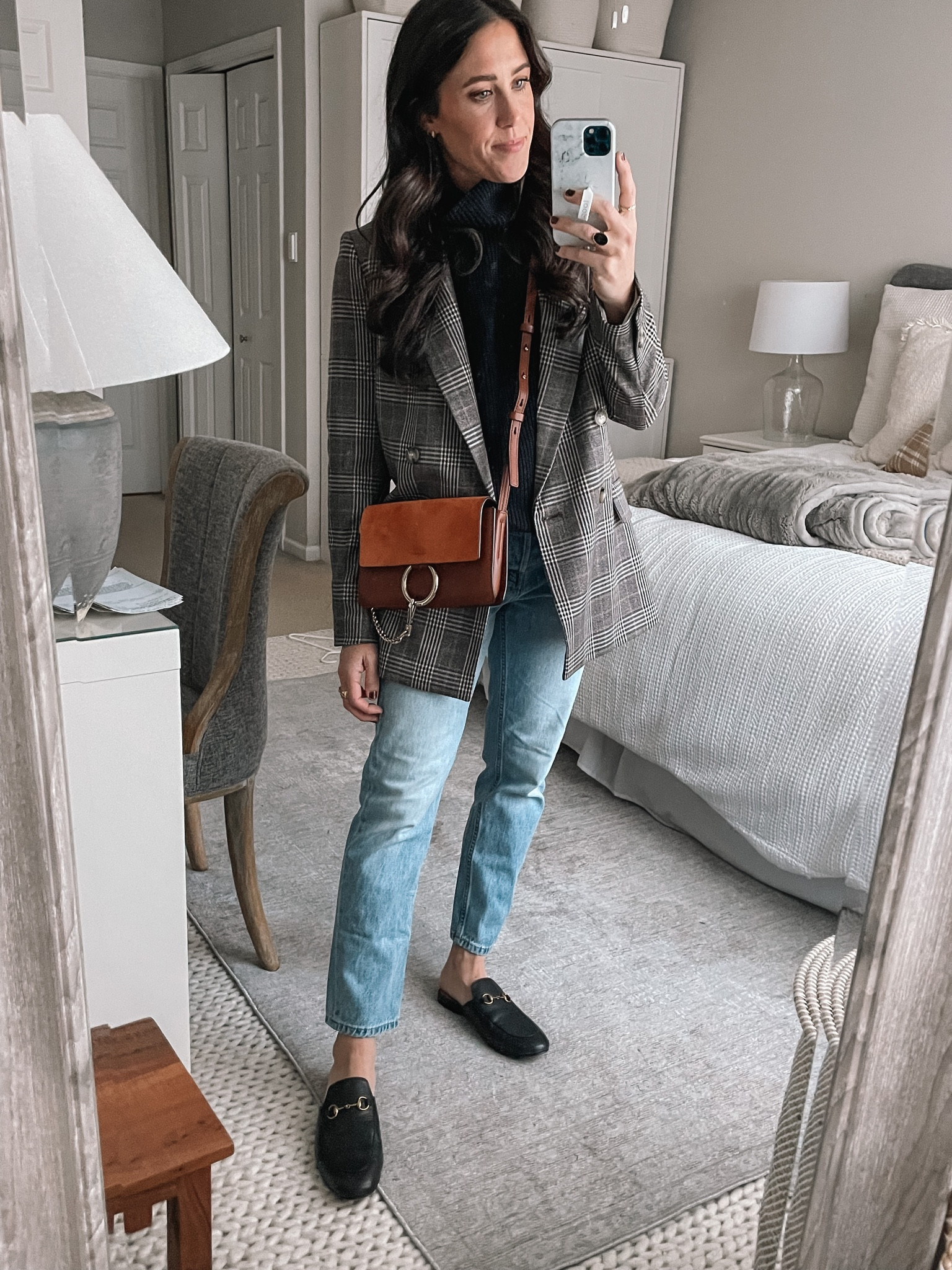 10.15.22
Plaid Blazer, J.Crew sweater, Everlane Jeans 

#LTKSeasonal #LTKstyletip