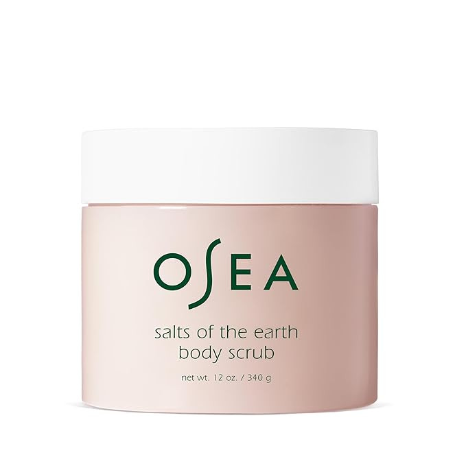 OSEA Salts of the Earth Body Scrub 12 oz - Pink Himalayan Salt Scrub - Gentle Body Exfoliation Sk... | Amazon (US)