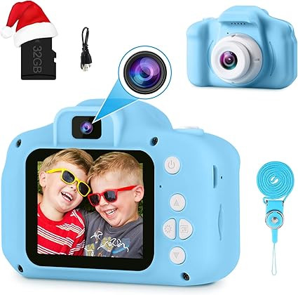 GKTZ Kids Camera, Children Digital Selfie Camera with 12MP Video Camcorder Toys for Toddler, Birt... | Amazon (UK)